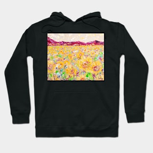 Sunflowers On a Hot Evening Hoodie